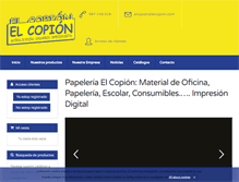 Tablet Screenshot of elcopion.com